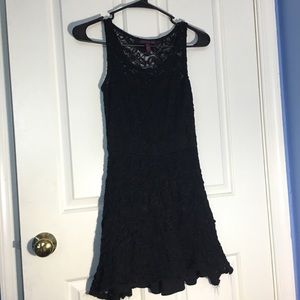 Black Lace Mini Dress